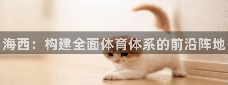意昂体育4招商电话：海西：构建全面体育体系的前沿阵地