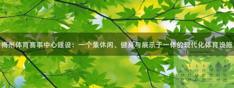 意昂4开户：梅州体育赛事中心建设：一个集休闲、健身与
