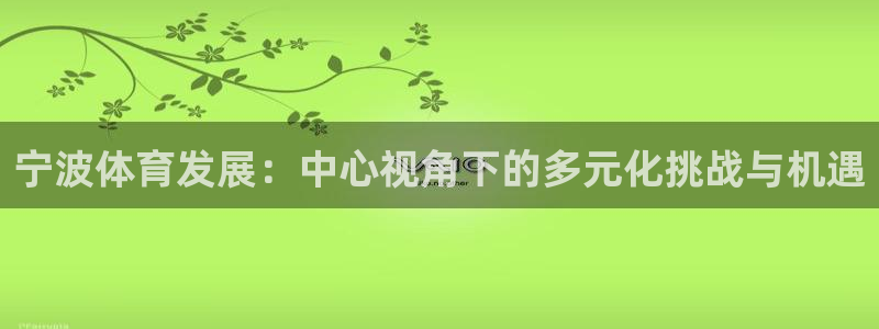 意昂4娱乐：宁波体育发展：中心视角下的多元化挑战与机