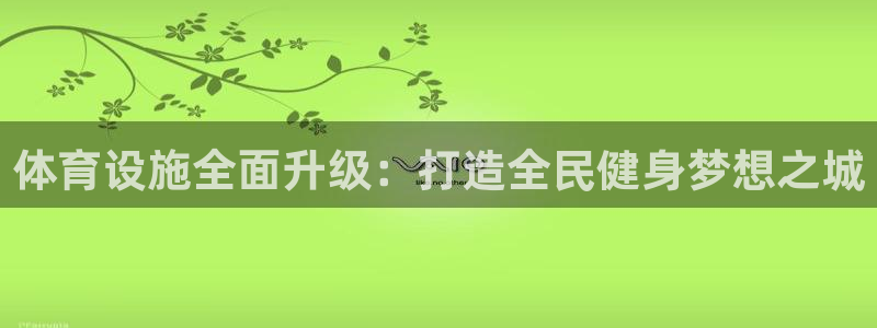 意昂体育4软件：体育设施全面升级：打造全民健身梦想之城