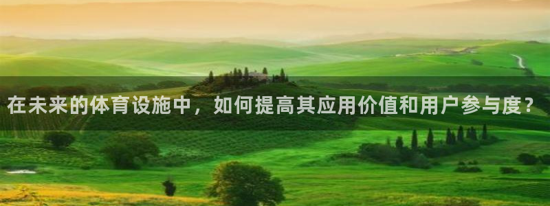 意昂4娱乐是那个系列的台子：在未来的体育设施中，如何提高其应 