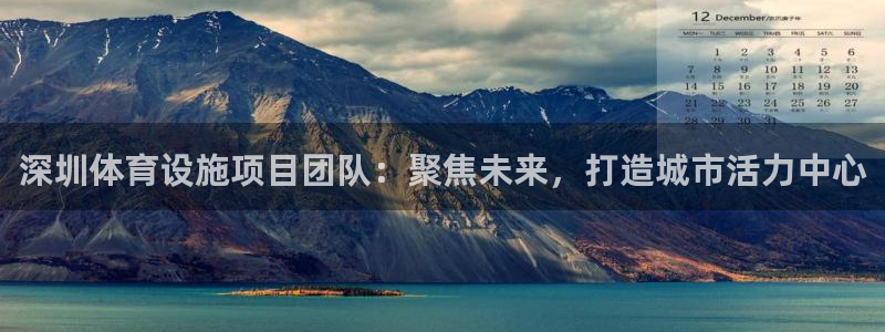 意昂4娱乐是那个系列的台子：深圳体育设施项目团队：聚焦未来， 