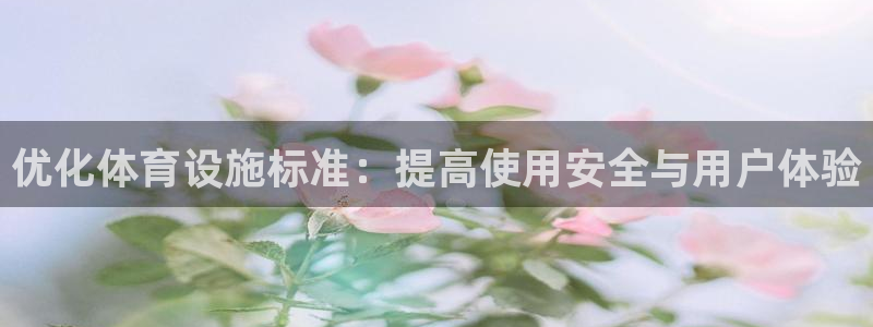 意昂4娱乐首页网站大全：优化体育设施标准：提高使用安全与用户